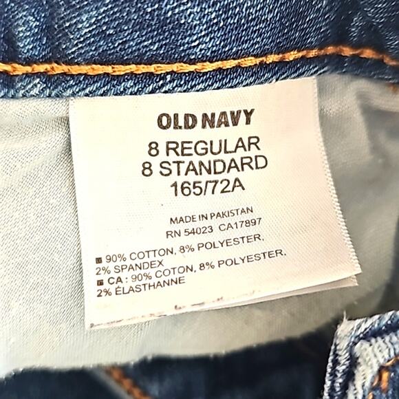 Old Navy Rock Star Cutoff Distressed 5 Pocket Mid Rise Shorts Women Size 8 - Picture 7 of 7